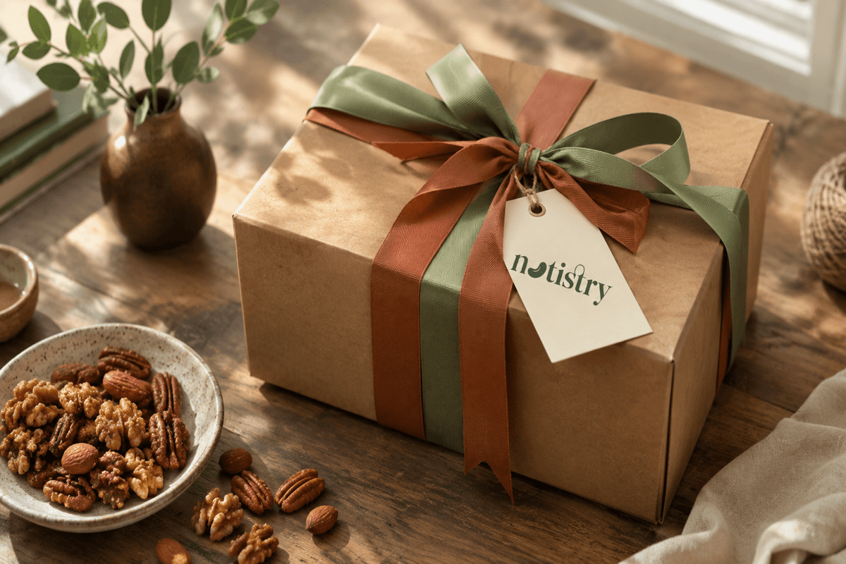 Premium Nutistry corporate gift box arrangement